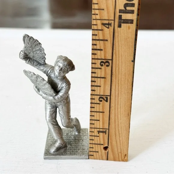 Vintage Chinese Fan Dancer Selangor Pewter - Picture 9 of 11